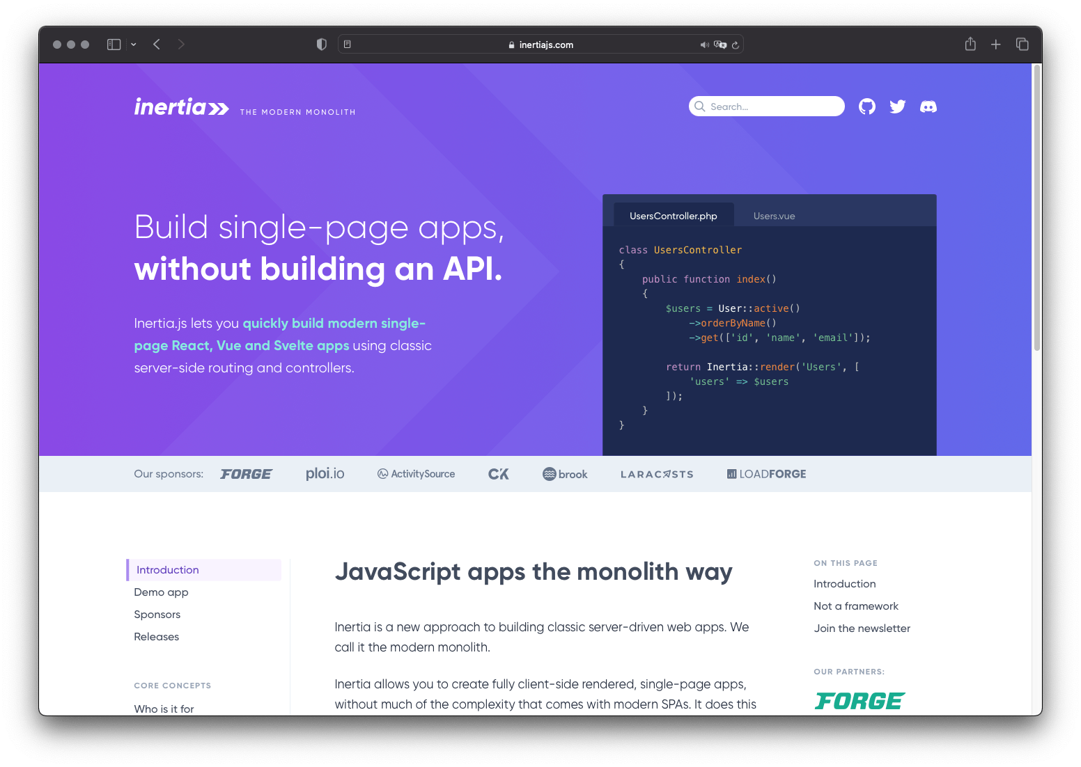 Laravel + Inertia.js(Vue)でMetaタグを設定する