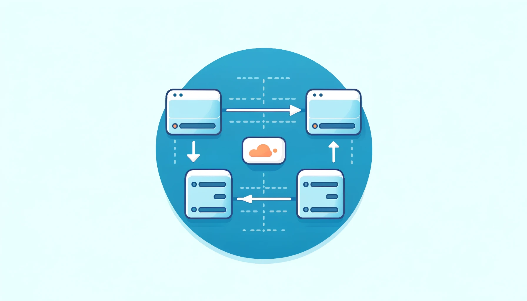 プロキシで別サーバーのアプリを同一URLで表示する設定方法