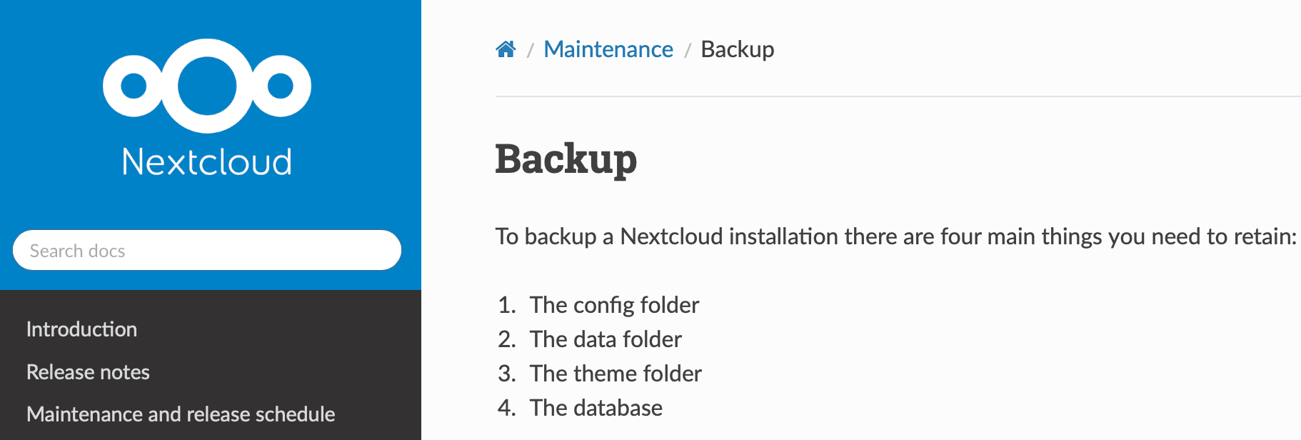 Nextcloudのバックアップスクリプト